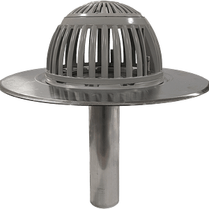 Aluminum 3-Bolt New Installation Drains - Recessed Deck