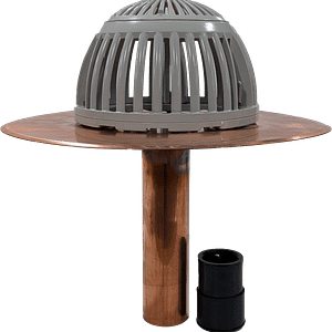 Copper 3-Bolt RetroDrains - Flat Deck