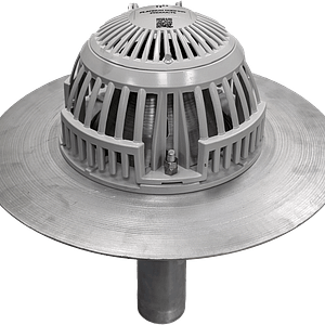 One-Piece Spun Aluminum New Installation Drains